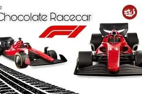 ببینید| مراحل دیدنی ساخت یک خودروی مسابقات فرمول یک با 60 کیلوگرم شکلات تلخ