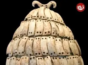 کلاه‌خودهای ۳۵۰۰ ساله‌‌ای که از «عاج گراز» ساخته شده‌اند