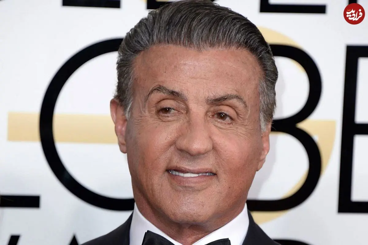 عکس| سفر در زمان؛ «سیلوستر استالونه» در یک مراسم در آمریکا؛ سال 1355