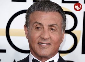 عکس| سفر در زمان؛ «سیلوستر استالونه» در یک مراسم در آمریکا؛ سال 1355