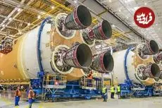 ببینید| نگاهی به مراحل تولید موشک های فضایی غول پیکر در ناسا