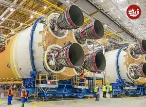 ببینید| نگاهی به مراحل تولید موشک های فضایی غول پیکر در ناسا