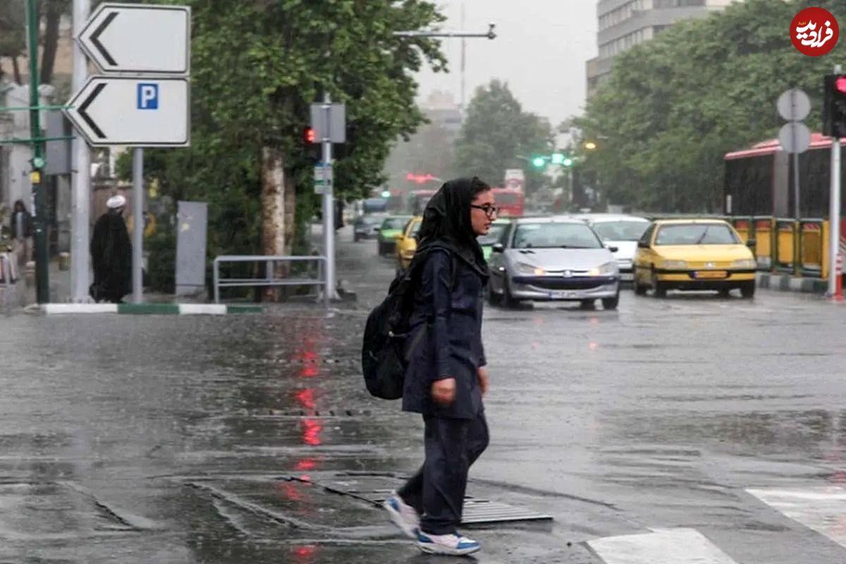 باران شدید مدارس این شهر را تعطیل کرد