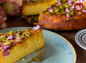 طرز تهیه کیک خیس ایرانی؛ پرشین رز