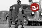 عکس| سفر به ایران قدیم؛ یک پمپ بنزین در نزدیکی نیشابور؛ سال 1316