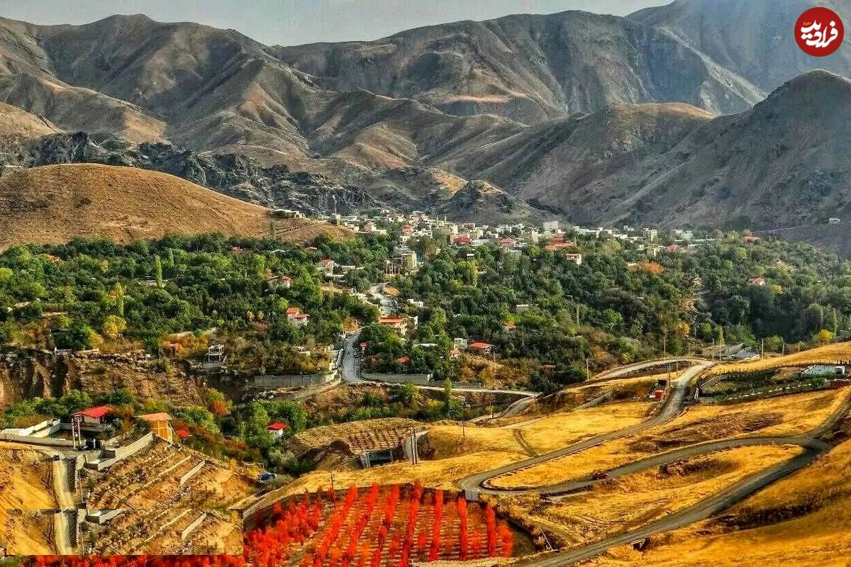 (تصاویر) بهشت لاله های رنگارنگ در نزدیکی تهران؛ روستای کندر کجاست؟