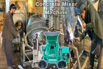 ببینید| فرآیند دیدنی ساخت دستگاه میکسر بتن در پاکستان