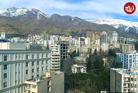 عکس| سفر زمان؛ منظرۀ استثنایی شمال تهران از بالای قصر ملک‌التجار؛ 130 سال قبل