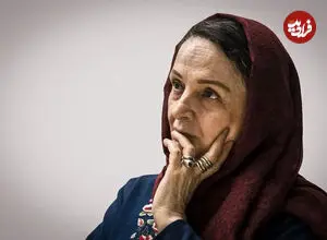 ببینید| گلاب آدینه روی صحنه هم دخترش را تربیت کرد! 