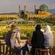 عکس| سفر زمان؛ تصویر زیبایی از شهر اصفهان در حدود 75 سال قبل