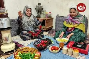 ببینید| غذای روستایی در ایران؛ پخت فلافل سنتی توسط یک بانوی روستایی