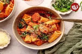 طرز تهیه پاستا اسفناج؛ فوری و خوشمزه