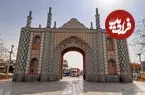 عکس| سفر به ایران قدیم؛ منظرۀ «دروازه خراسان» تهران در دوران مظفرالدین شاه