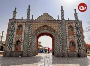 عکس| سفر به ایران قدیم؛ منظرۀ «دروازه خراسان» تهران در دوران مظفرالدین شاه