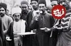 عکس| سفر زمان؛ تصویر دیده‌نشده از «هات چاکلت» خوردن تهرانی‌ها در زمان ناصرالدین شاه