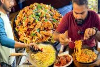ببینید| غذای خیابانی در پاکستان؛ نودل، سوپ ترش و غذاهای کره ای در کراچی