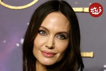 عکس| سفر در زمان؛ «آنجلینا جولی» در پشت صحنه یک فیلم در لس‌آنجلس؛ سال 1371