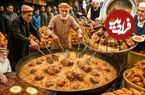 ببینید| غذای خیابانی در افغانستان؛ پخت بریانی، مرغ کبابی و کابلی پلو در کابل