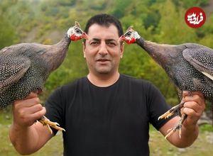 ببینید؛ غذای روستایی در آذربایجان؛ کباب مرغ شاخدار در تنور