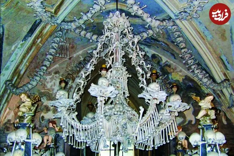 عجیب‌ترین کلیساهای دنیا که با «استخوان‌های‌ مردگان» تزئین شده‌اند