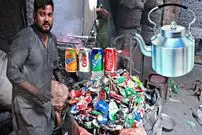(ویدئو) فرآیند ساخت کتری از طریق بازیافت قوطی های نوشابه