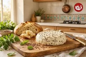 طرز تهیه پنیر خانگی با شیر و دانه کتان 