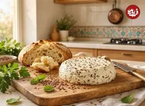 طرز تهیه پنیر خانگی با شیر و دانه کتان 