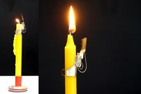 ببینید؛ نحوه ساخت یک تایمر ساده و خلاقانه برای خاموش کردن شمع!