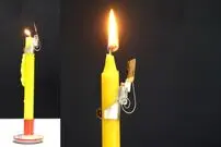 ببینید؛ نحوه ساخت یک تایمر ساده و خلاقانه برای خاموش کردن شمع!