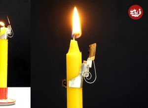 ببینید؛ نحوه ساخت یک تایمر ساده و خلاقانه برای خاموش کردن شمع!
