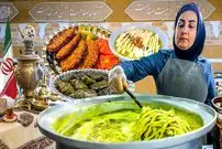 ببینید| غذای خیابانی در ایران؛ پخت کوفته، دلمه، آش و ماکارونی در مشهد