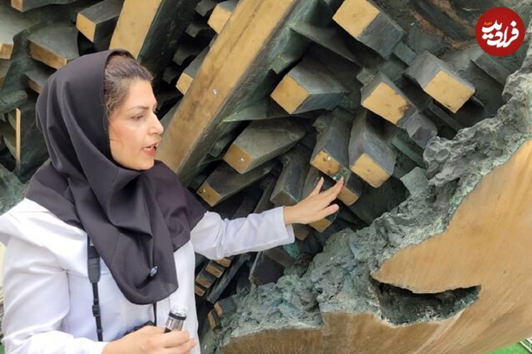 تصاویر؛ اثر تراز اولی که سال ۱۳۵۷ به ایران منتقل شد، مرمت می‌شود