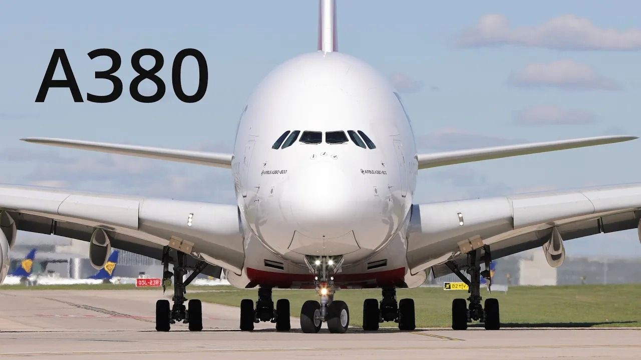 (ویدئو) نمایی باشکوه از تیک آف A380، بزرگترین هواپیمای مسافربری جهان
