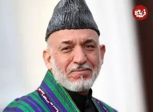 عکس| سفر در زمان؛ «حامد کرزای» در دیدار با وزیر دفاع آمریکا در افغانستان؛ سال 1380