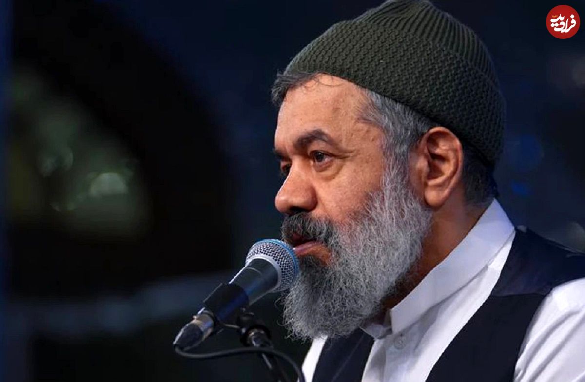 عکس؛ سفر در زمان؛ «محمود کریمی، مداح در کنار مادرش»؛ دهه 90