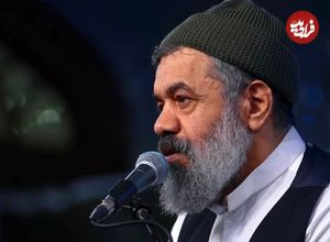 عکس؛ سفر در زمان؛ «محمود کریمی، مداح در کنار مادرش»؛ دهه 90