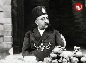 عکس| سفر در زمان؛ کارت‌پستالی خاص از تصویر مظفرالدین‌شاه قاجار و اطرافیانش