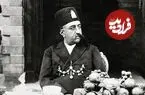 عکس| سفر در زمان؛ کارت‌پستالی خاص از تصویر مظفرالدین‌شاه قاجار و اطرافیانش