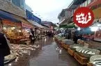 عکس| سفر به ایران قدیم؛ تصویری از یک بازار در شهر رشت؛ بیش از یک قرن قبل