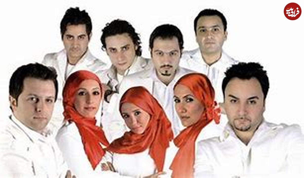 عکسی زیرخاکی و جالب از گروه آریان در لندن