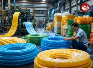 ببینید| شلنگ آب چگونه در کارگاه های پاکستانی تولید می شود؟