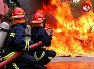 ببینید | آتش‌سوزی گسترده در فیلیپین