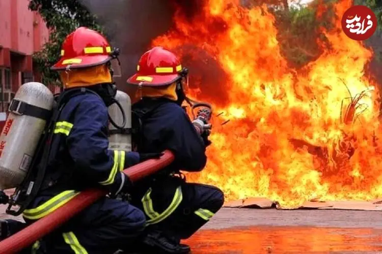 ببینید | آتش‌سوزی گسترده در فیلیپین