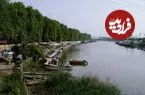 عکس| سفر زمان؛ منظرۀ زیبای ساحل رودخانه در «بابلسر» در حدود 90 سال قبل