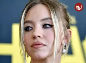 عکس| سفر در زمان؛ «سیدنی سوئینی» در 21 سالگی و در یک مراسم در نیویورک؛ سال 1396