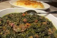 دستور پخت عالی و متفاوت خورش آلو اسفناج