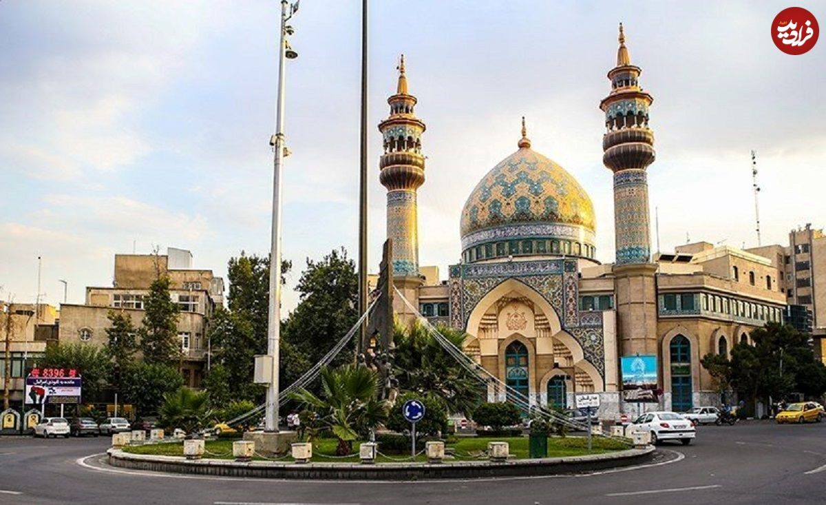 عکس؛ دیوارنگاره جدید میدان فلسطین: دنبال پناهگاه باشید