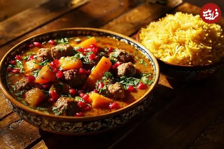 طرز تهیه خورشت کدو حلوایی