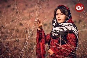 عکس؛ تیپ خاص روژان سریال نون خ در یک مراسم