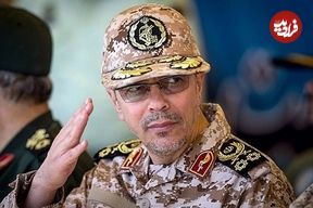 عکس؛ سفر به تاریخ؛ «سپهبد باقری» با لباس کُردی در یک سفره‌خانه بین‌راهی